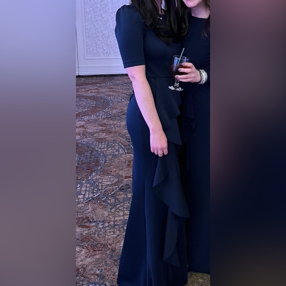 Xscape Ruched Back Gown - Picture 6 of 6